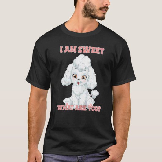 シュガースイートプードル Tシャツ (正面)