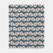 シュガースカルの日の死んだ闇 フリースブランケット (正面)