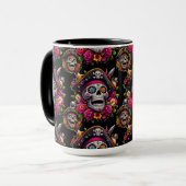 シュガースカルアーすてきト – 海賊版スカル マグカップ (正面左)