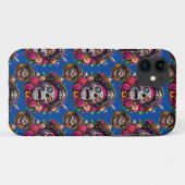 シュガースカルアーすてきト – 海賊版スカル(青) Case-Mate iPhoneケース (裏面(横))