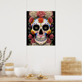 シュガースカルアーカラフルト – 伝統的 ポスター (キッチン)