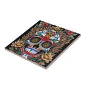 シュガースカルアートカラフル – 記憶 タイル (側面)