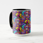 シュガースカルアートディアデロスムエルトスディライト マグカップ (正面左)