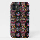 シュガースカルアートトップハットフローラフィエスタ Case-Mate iPhoneケース (裏面)