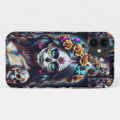 シュガースカルアートフィエスタオブカラーズ Case-Mate iPhoneケース (裏面(横))