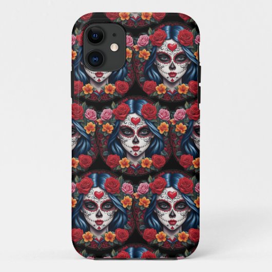 シュガースカルアート芸術的 – アフターライフ Case-Mate iPhoneケース (裏面)