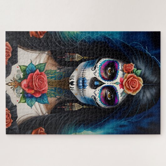 シュガースカルアート – エンブレイスディアデロスミュートス ジグソーパズル (横)