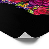 シュガースカルアート – カラフル A Tribute ポスター (角)