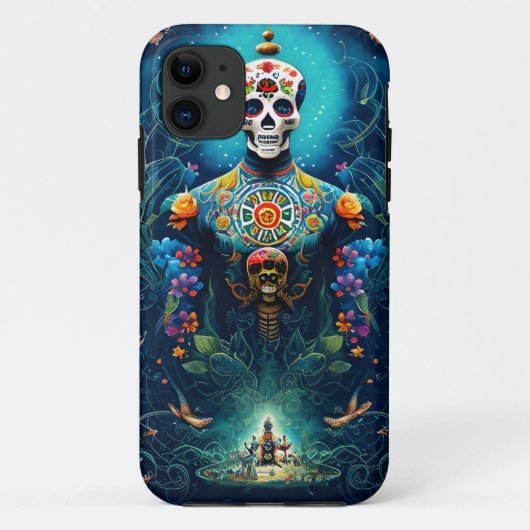 シュガースカルアート – ディスカバー美しい Case-Mate iPhoneケース (裏面)