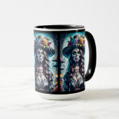 シュガースカルアート – フェスティバル精神 マグカップ (正面右)