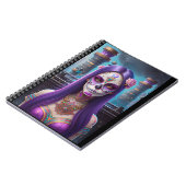 シュガースカルアート – ヴィヴィヴィッドビジョン ノートブック (左側)