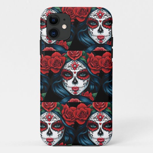 シュガースカルアート – ヴィヴィヴィッドビジョン Case-Mate iPhoneケース (裏面)