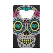 シュガースカルアート、死の日 クレジットカード栓抜き (裏面)