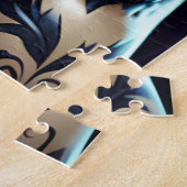 シュガースカルアート – 開花美しい ジグソーパズル (側面)