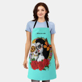 シュガースカルアールヌーボー エプロン (着用した状態)