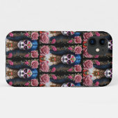 シュガースカルアー伝統的ト – 女性 Case-Mate iPhoneケース (裏面(横))