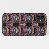 シュガースカルアー鮮やかト – Day of the Dead Case-Mate iPhoneケース (裏面(横))