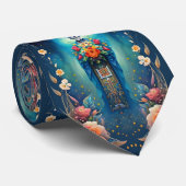 シュガースカルア祝ート – メキシコの伝統 ネクタイ (ロール)