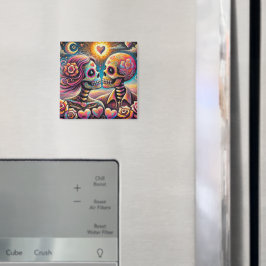 シュガースカルインラブ印象派チョークパステル マグネット