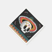 シュガースカルウィズソンブレロ スタンダードカクテルナプキン (角)