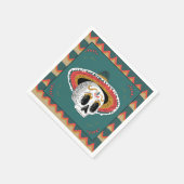 シュガースカルウィズソンブレロ スタンダードカクテルナプキン (角)