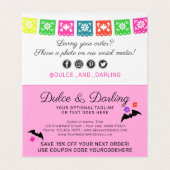 シュガースカルカラベラパペルピカドサンキューカード (内部フラット)