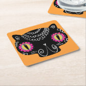 シュガースカルキャットカトリナデイオブザデッド スクエアペーパーコースター (アングル)