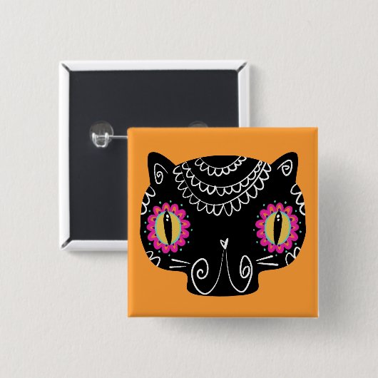 シュガースカルキャットカトリナデイオブザデッド 缶バッジ (正面&裏面)