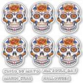 シュガースカルシンコデマヨオールソームズデイマルディグラ シール (正面)