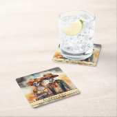 シュガースカルスウィートアーカスタムト スクエアペーパーコースター (インサイチュ)