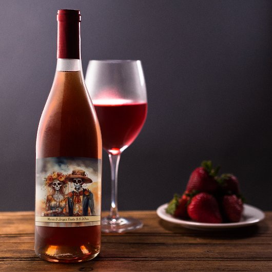 シュガースカルスウィートアーカスタムト ワインラベル