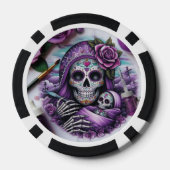 シュガースカルスケルトンマザートランプのポーカーチップ ポーカーチップ (裏面)