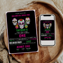 シュガースカルズデイ1st誕生日パーティーディカラフルア