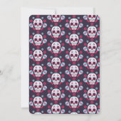 シュガースカルズ・デイ・オブ・ザ・デッド・バースデーパーティー 招待状 (裏面)