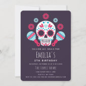 シュガースカルズ・デイ・オブ・ザ・デッド・バースデーパーティー 招待状 (正面)