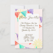 シュガースカルソフトピーチバラヒッピーフローラ発明 招待状 (裏面)