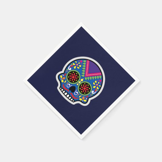 シュガースカルディアスデロスムエルトス スタンダードカクテルナプキン (角)