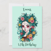 シュガースカルディアデミュートスキンセアニラ誕生日 招待状 (正面)