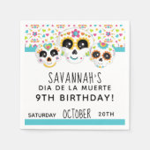 シュガースカルディアデラミュエルテハロウィーン誕生日 スタンダードカクテルナプキン (正面)