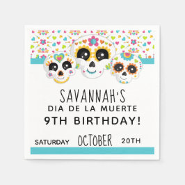 シュガースカルディアデラミュエルテハロウィーン誕生日 スタンダードカクテルナプキン