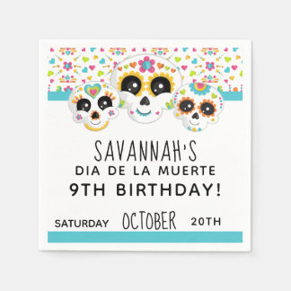 シュガースカルディアデラミュエルテハロウィーン誕生日 スタンダードカクテルナプキン