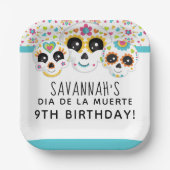 シュガースカルディアデラミュエルテハロウィーン誕生日 ペーパープレート (正面)