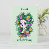 シュガースカルディアデロスミュートススウィート16誕生日 招待状 (スタンド正面)