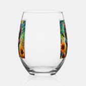 シュガースカルディアデロスミュートスデイオブザデッド ステムなしワイングラス (右)