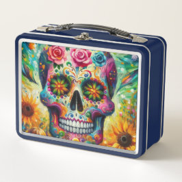 シュガースカルディアデロスミュートスデイオブザデッド メタルランチボックス