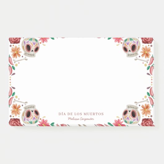 シュガースカルディアデロスムエルトステーマ ポストイット (正面)