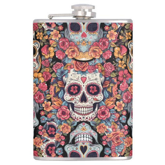 シュガースカルディアデロスムエルトス フラスク (正面)