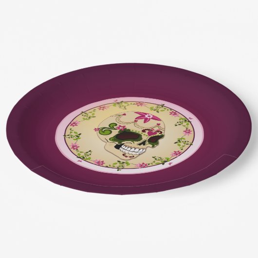 シュガースカルディーアデロスムエルトス ペーパープレート (アングル)