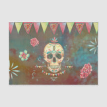 シュガースカルデクページ紙4 Dia De Los Muertos