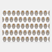 シュガースカルハロウィーンデーオブザデッド ラッピングペーパーシート (正面3)